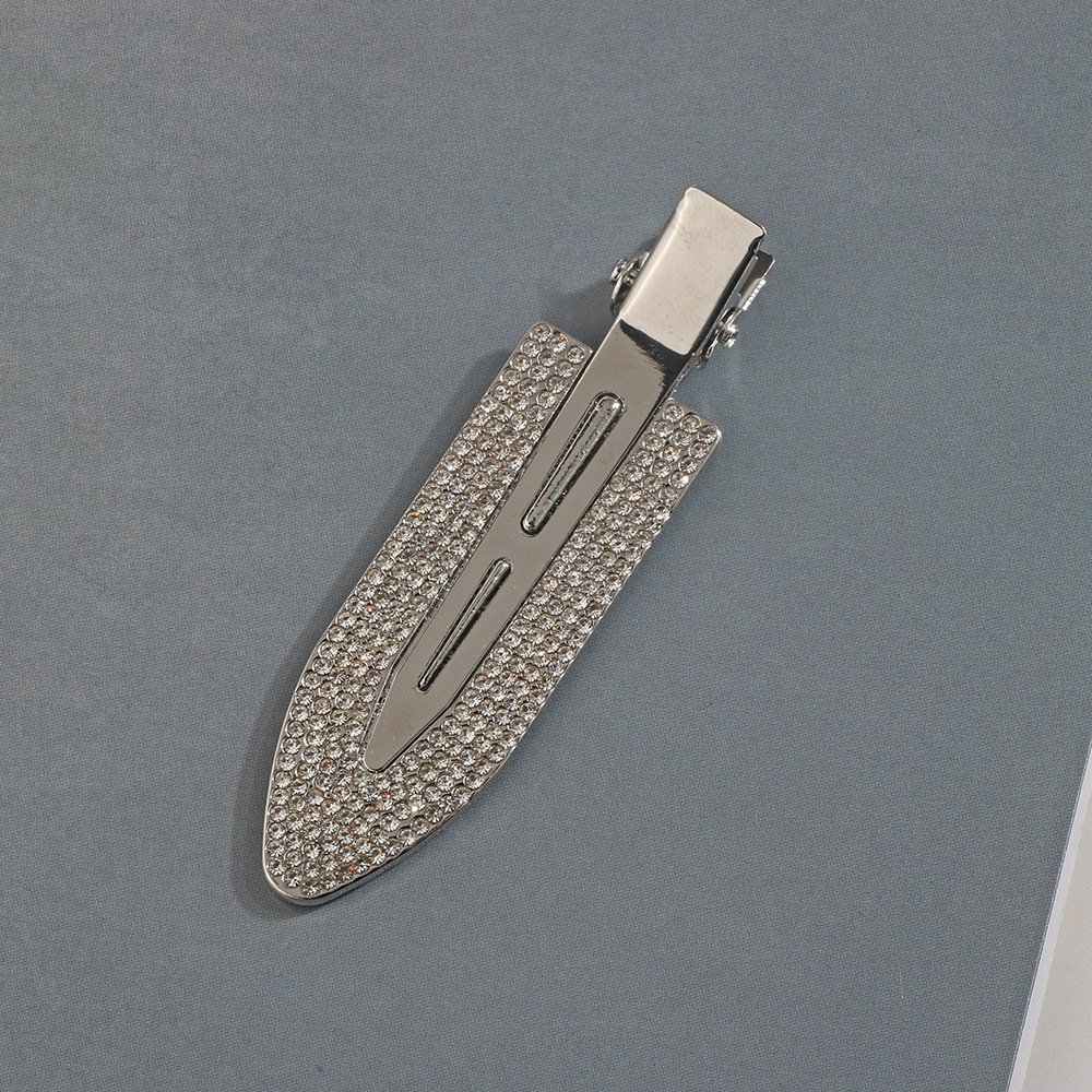 Korea internetikuulsuste temperamendiga metallist surfilaua rhinestone juuksenõelaga küljeklamber tüdruku tukk Korea juuksuri õmblusteta klamber_voghion.com