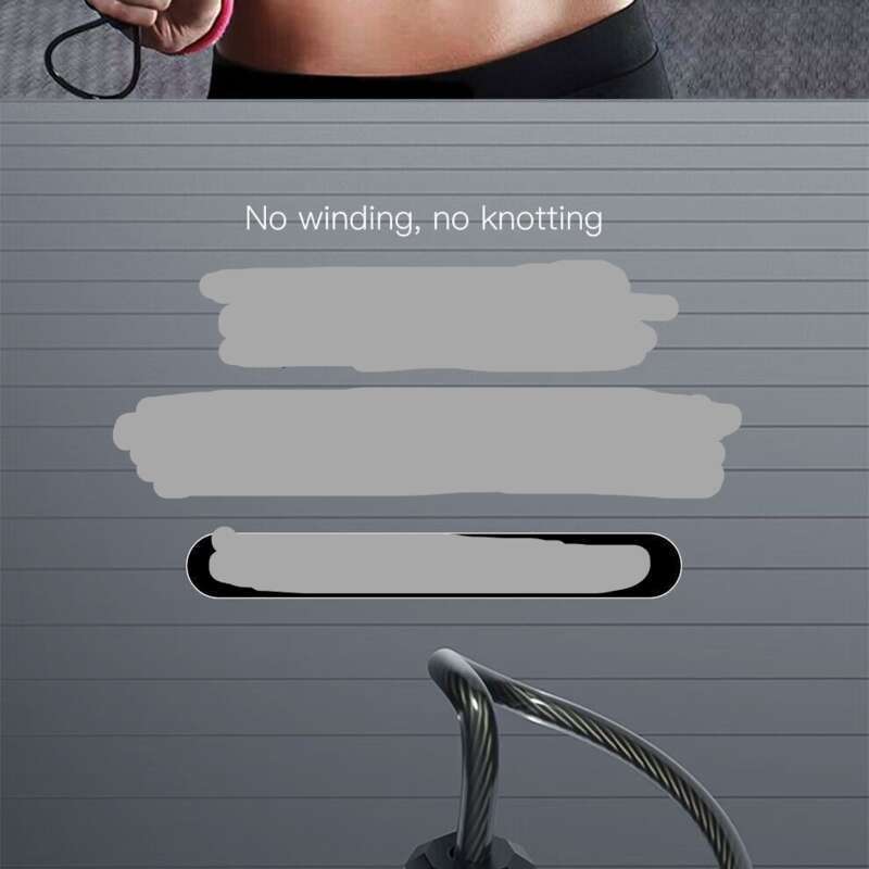 【 1907 Hot Selling Items Within 3 Days 】 Steel Skipping Fat Burning Fitness, Weight Loss Exercise, Cordless Professional_voghion.com