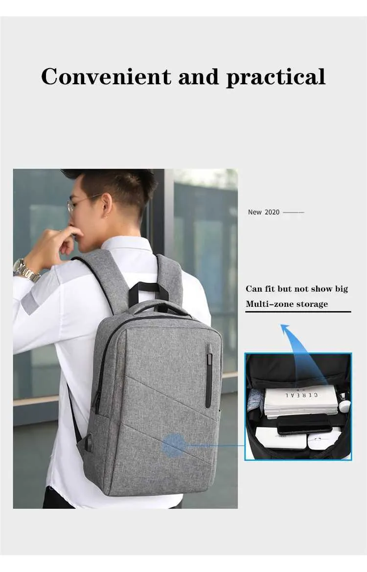 Bag Travel Multifunction USB Charging For 13 to 15.6 Inch Backpack Mochila Laptop Case Notebook BackpackC241107_voghion.com