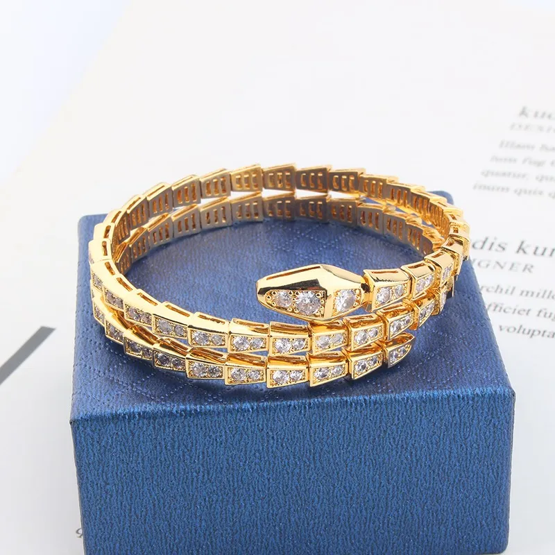 Schlangenarmband Goldbeschichtet Für Damen Und Mädchen Design_voghion.com