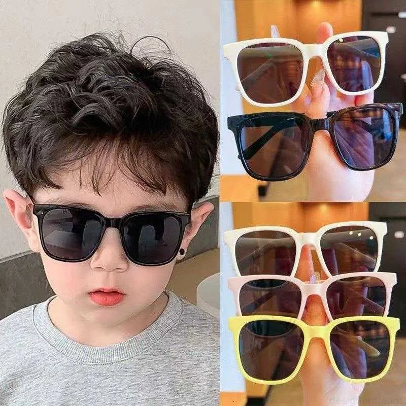 Lunettes de soleil carrées pour enfants, garçons et filles, élégantes, pour bébés et étudiants_voghion.com
