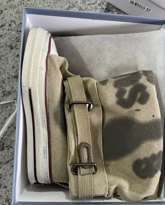Graffiti High Top Canvas Shoes Womens Spring Wide Mid 2024 New Trouser Barrel Stacking Boots 240628_voghion.com