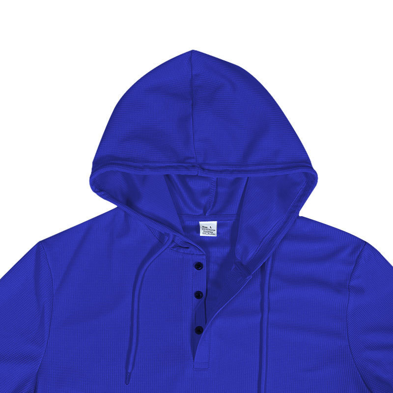 2024 New Summer Short Sleeved T-shirt Men's Hooded Top American Henry Shirt_voghion.com