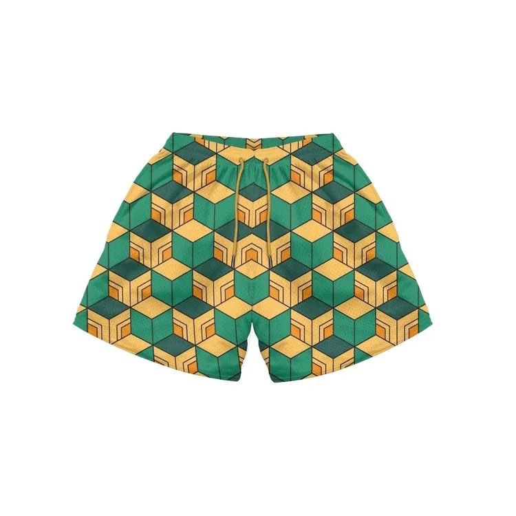 Shorts de bain homme imprimé 3d animé décontracté et ample_voghion.com