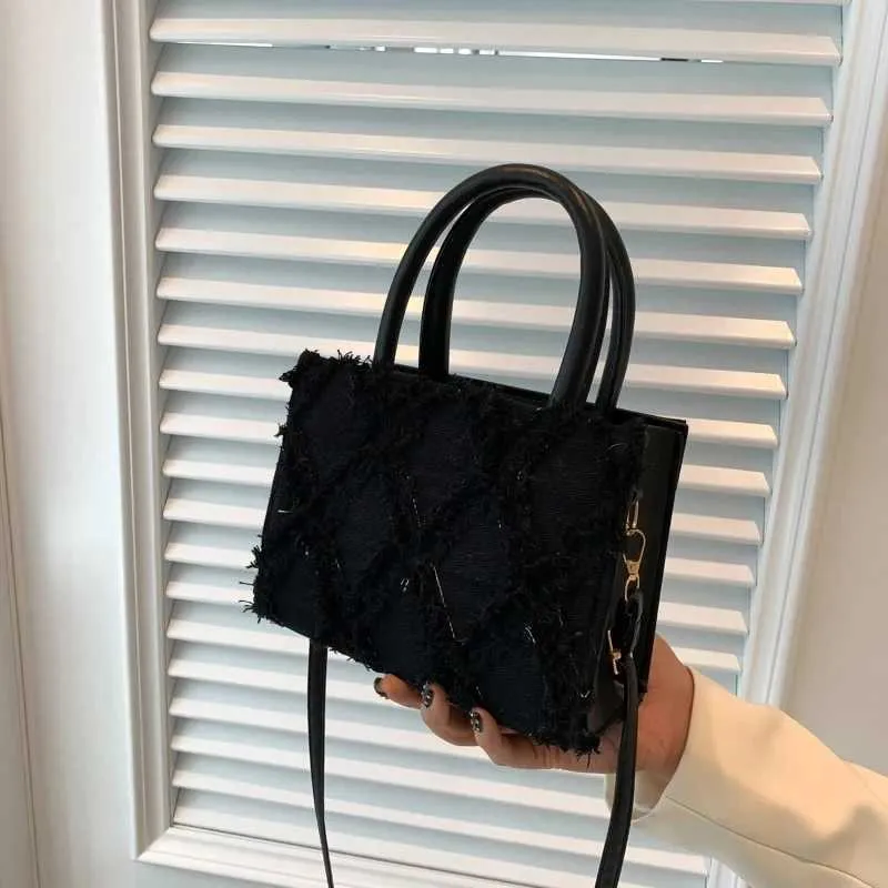 Muoti Naisten Farkkushortsit Messenger - Uusi Trendinen Kesäkäsilaukut Naisten Yksiolkapää Laukku Crossbody Laukut NainenC241216_voghion.com