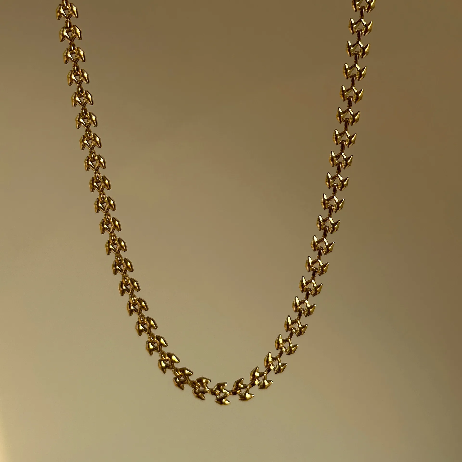 Colliers pendentifs Ins Fashion en acier inoxydable cerise forme géométrique chaîne collier pour femmes minimaliste tour de cou bijoux_voghion.com
