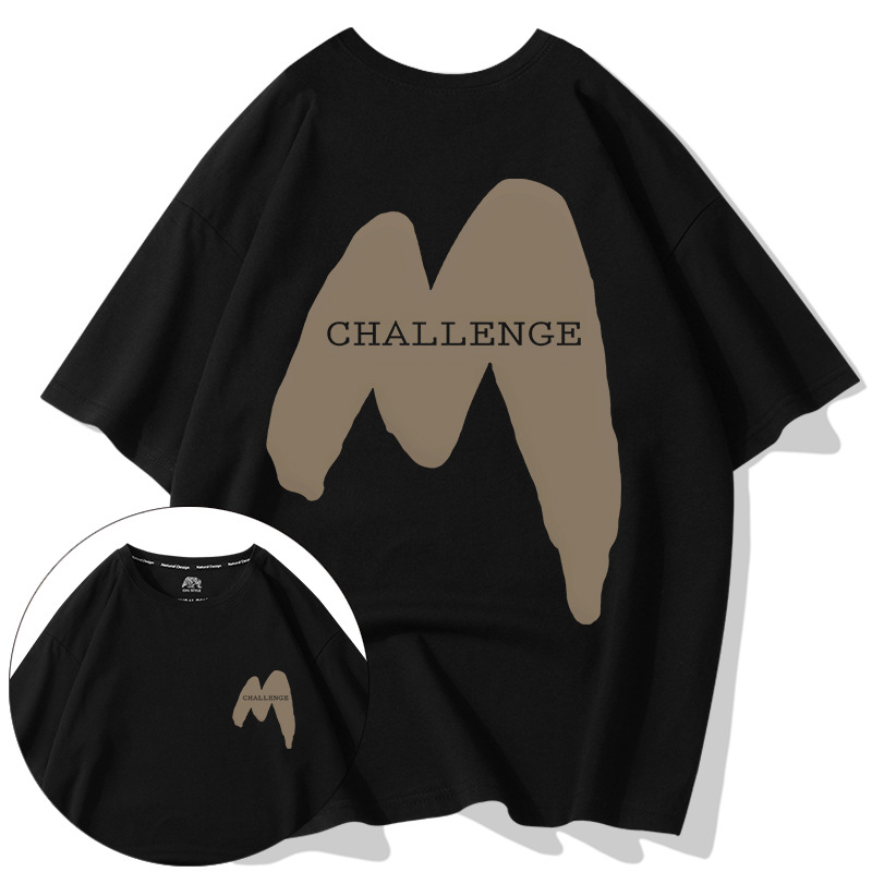 Tricou de vară pentru bărbați, brand american de modă, vrac, scurt, gras, plus mânecă 5/4, China-Chic, mărime mare_voghion.com