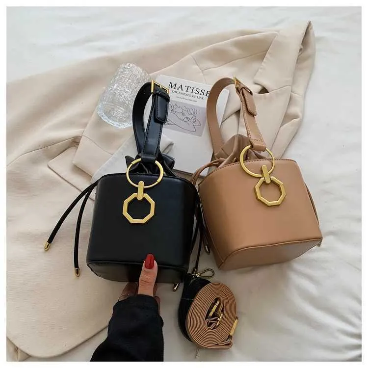 Vintage Mini Crossbody Bag For Women Solid Colour Fashion Handbag_voghion.com