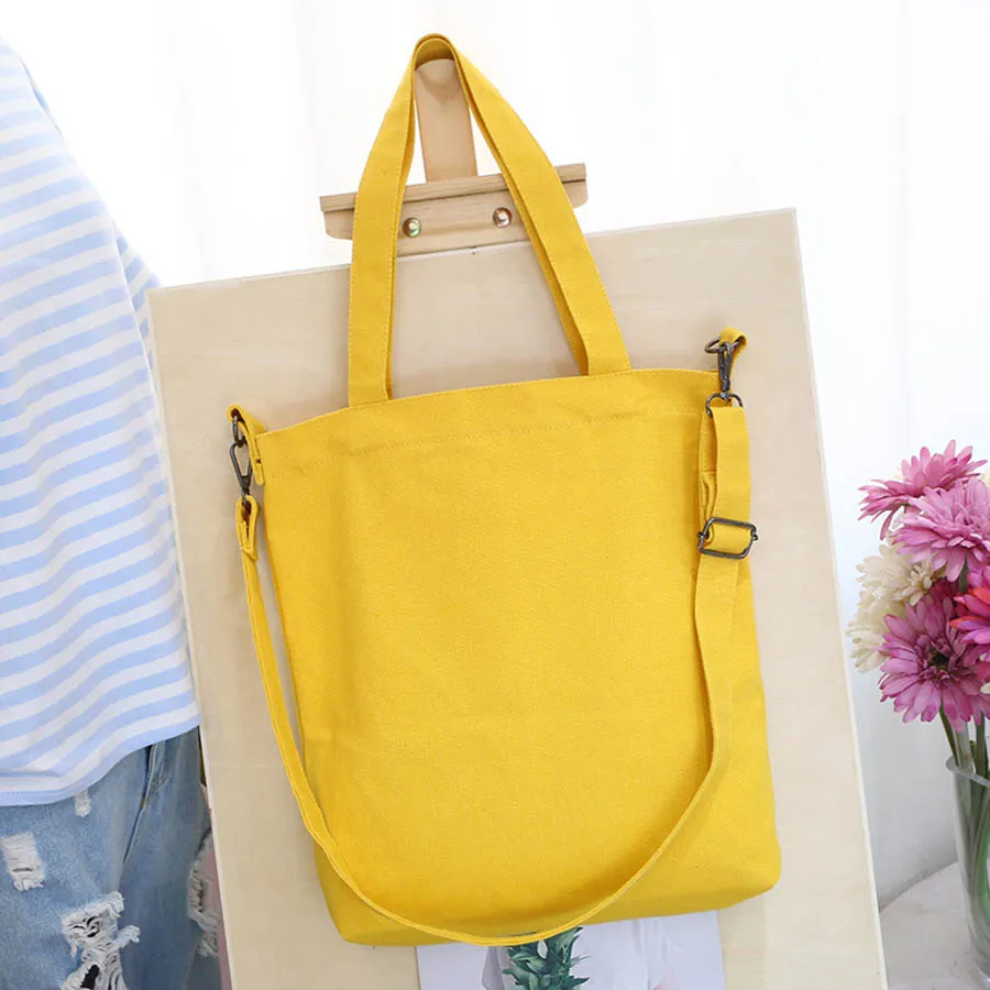 Kordelzug Frauen Handtaschen Große Kapazität Canvas Tasche Vintage Reißverschluss Klappe Schulter Messenger Umhängetaschen Beutel Bolsos_voghion.com