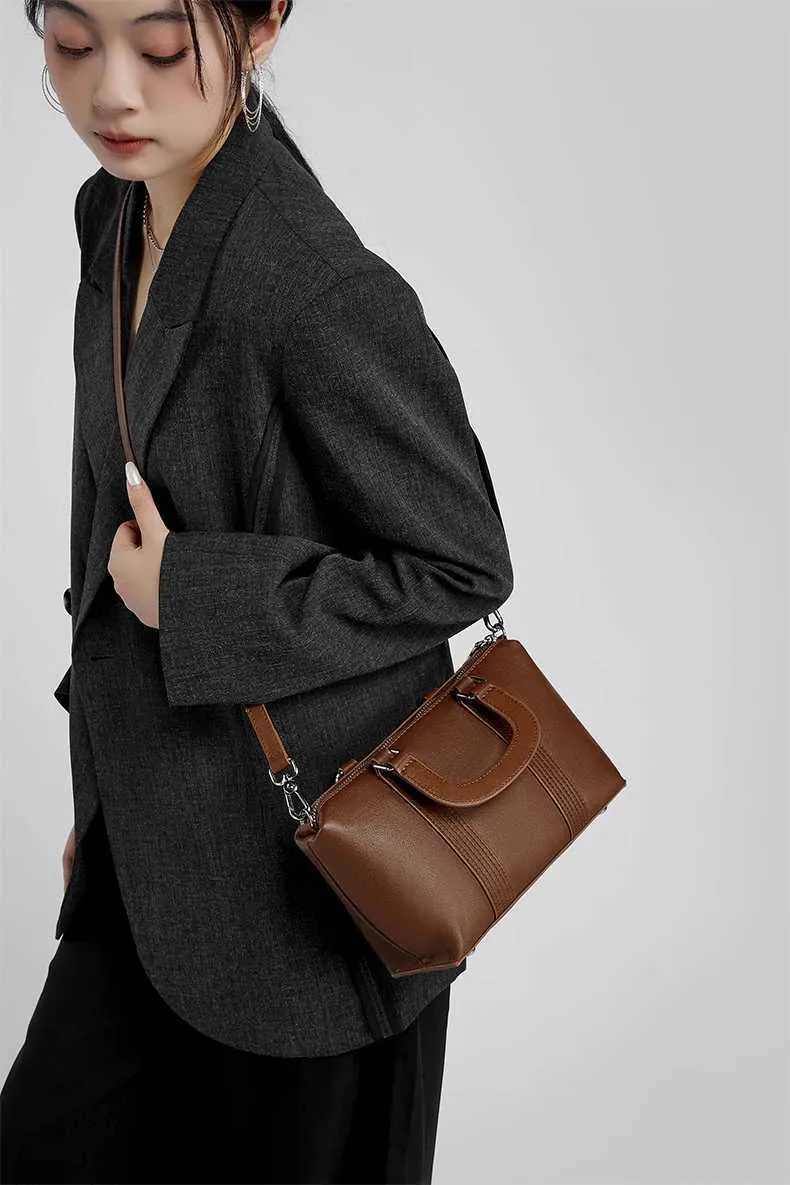 Toptrends 100% vera pelle cuscino piccola tote borse a mano per le donne 2025 designer borsa a tracolla signore spalla_voghion.com