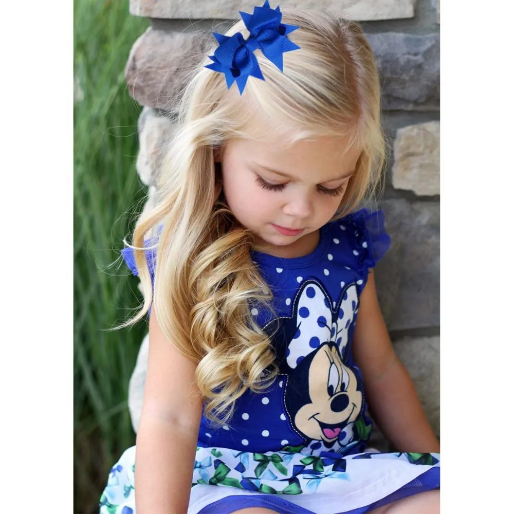40pcs 3 Inch Baby Girl Solid Ribbon Bows Alligator Clips For Toddlers Kids Children Hair Accessories_voghion.com