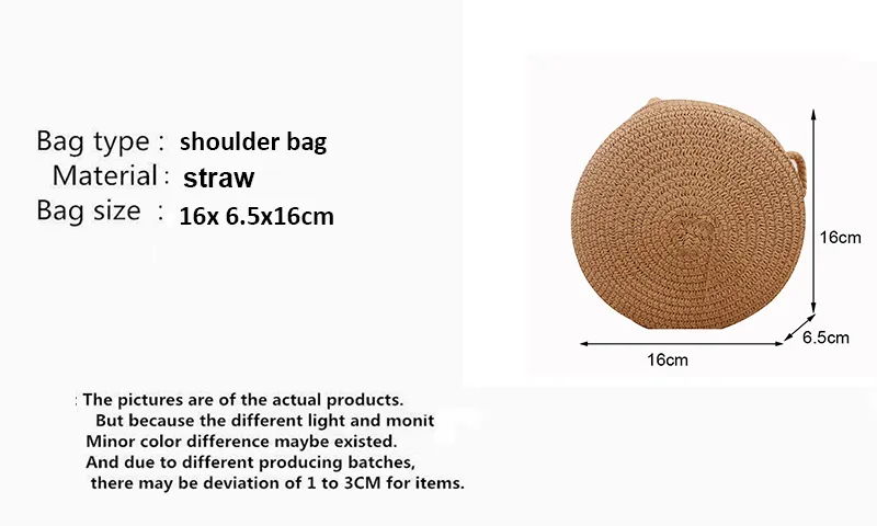 Borsa a tracolla da spiaggia intrecciata in paglia con fiori rotondi per donna, borsa a tracolla in rattan lavorata a mano e lavorata a maglia, colore caramella_voghion.com