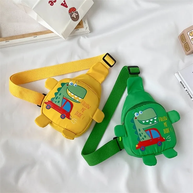 Cute Children Bag Cartoon Dinosaur Kids Bags Kindergarten Preschool Outdoor Travel Backpack for Boys Girls Shoulder_voghion.com