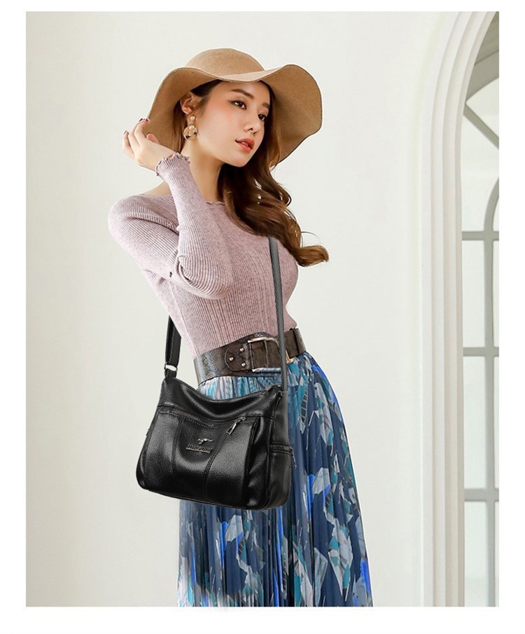 Borsa a tracolla donna, borsa a spalla elegante grande capacità_voghion.com