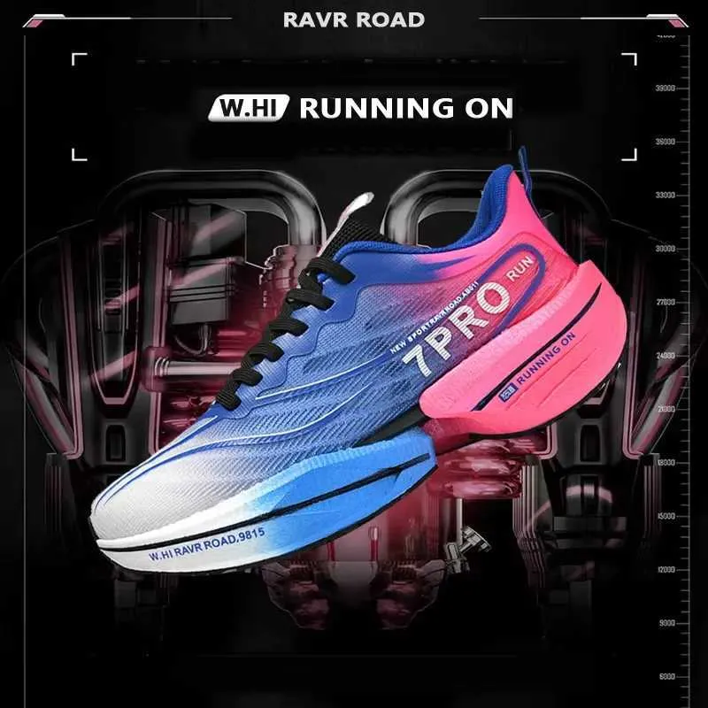 Carbon Plate Couples Running Shock-Absorbing Rebound Ultra-Light Sports Shoes For Men And Women Summer Mesh Breathable_voghion.com