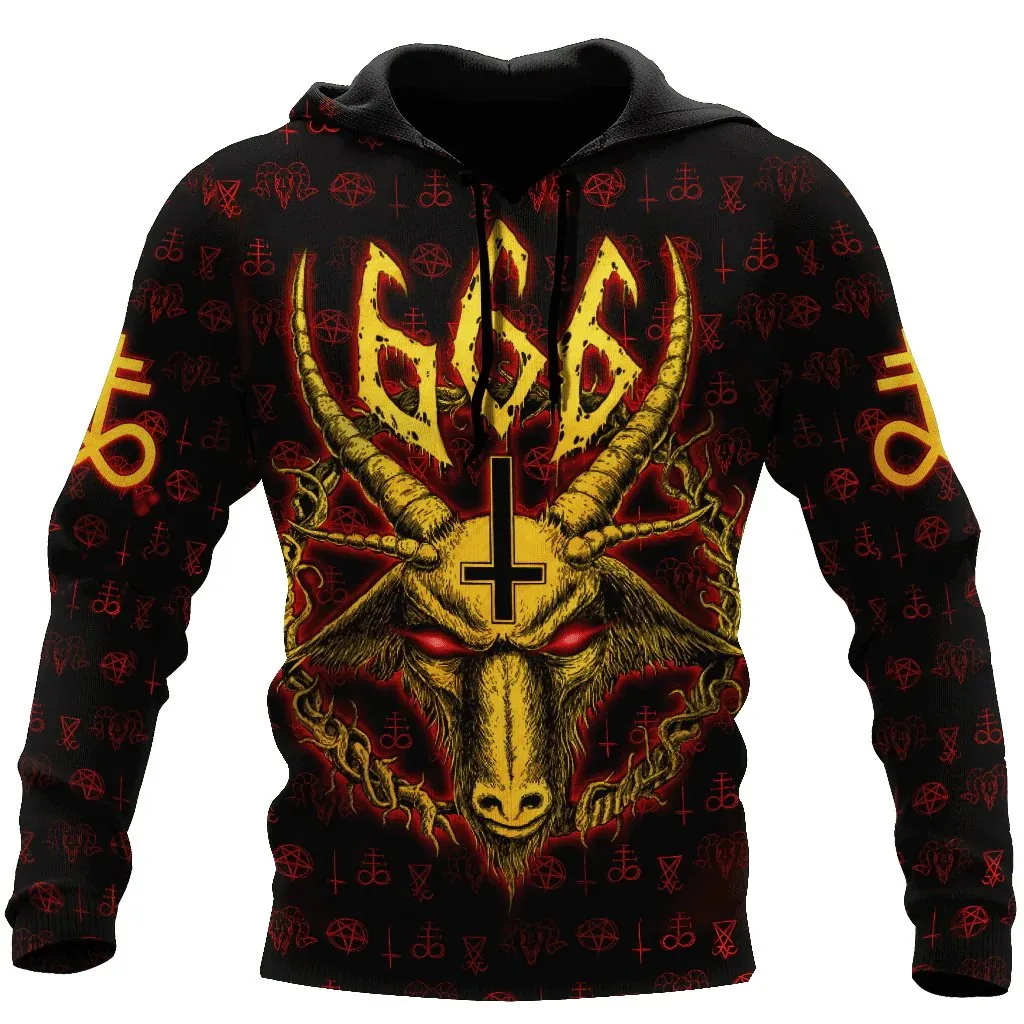 büyük boy Dövme İskelet Haç Terör Kırmızı 3D Baskılı Erkek Kapşonlu Sweatshirt Rahat Tracuits Raven Bad Wolnimal_voghion.com
