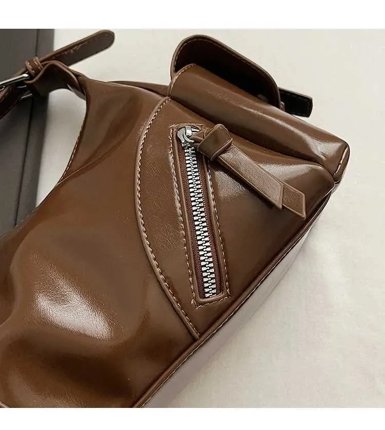 Strukturiertes Damen Schultertasche Aus Pu Leder Umhängetasche_voghion.com
