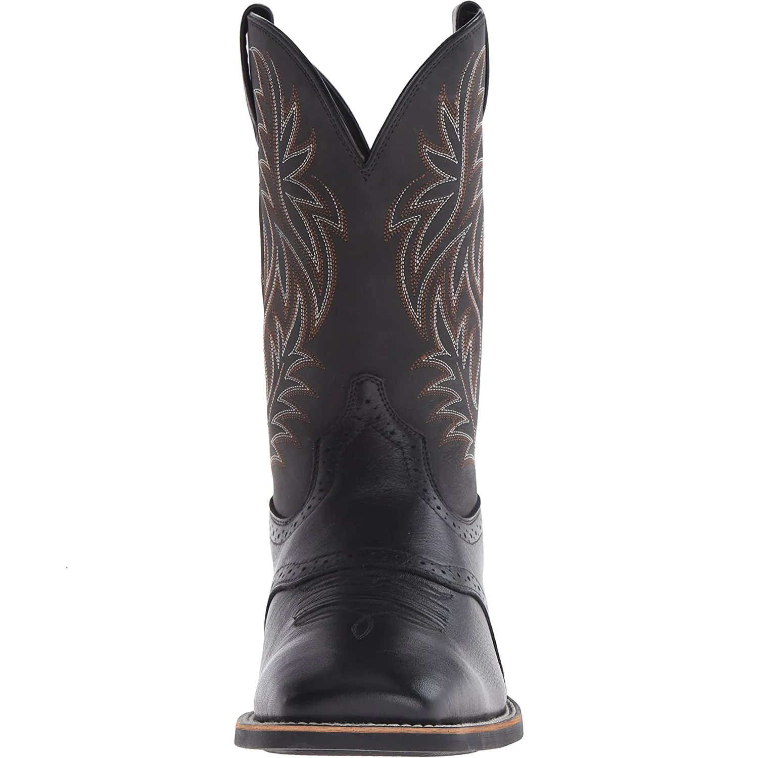 Men High Boots Embroidery Retro Handmade Mens Western Cowboy Boot Pointed Toe Hand ing Outdoor Shoes 241028_voghion.com