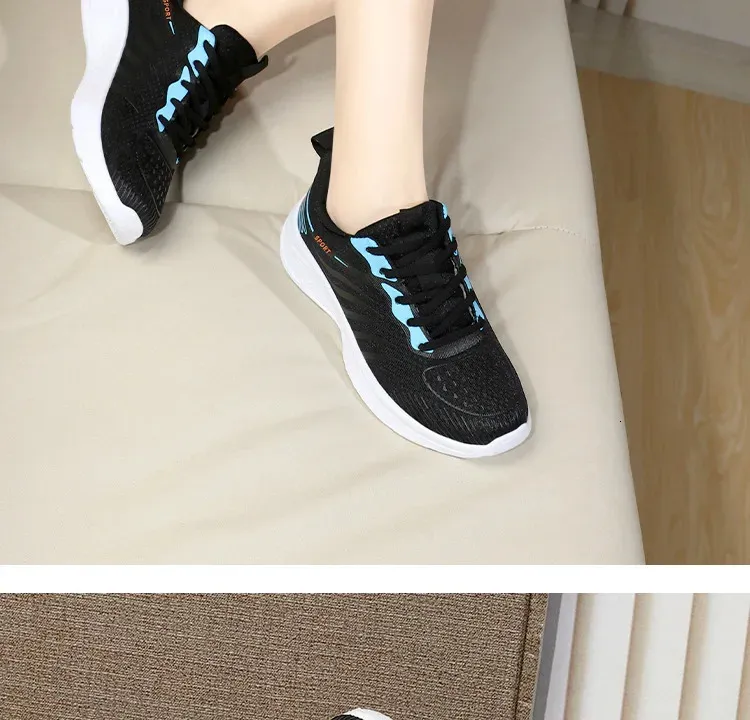 Chaussures de sport d'extérieur légères et polyvalentes, respirantes et confortables, en maille, décontractées et souples_voghion.com