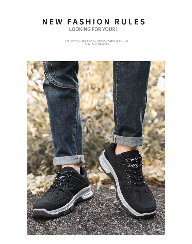 Herrenschuhe Herren Sportschuhe Frühling en Herbst alle Mode Wanderschuhe niedrige Hilfe Arbeitsschuhe Freizeitschuhe_voghion.com