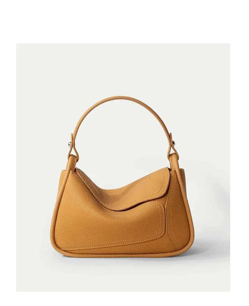 Famicare Borsa da donna in vera pelle di vacchetta Piccola borsa da donna a tracolla Borsa da pranzo con design geometrico Borsa a tracolla Messenger_voghion.com
