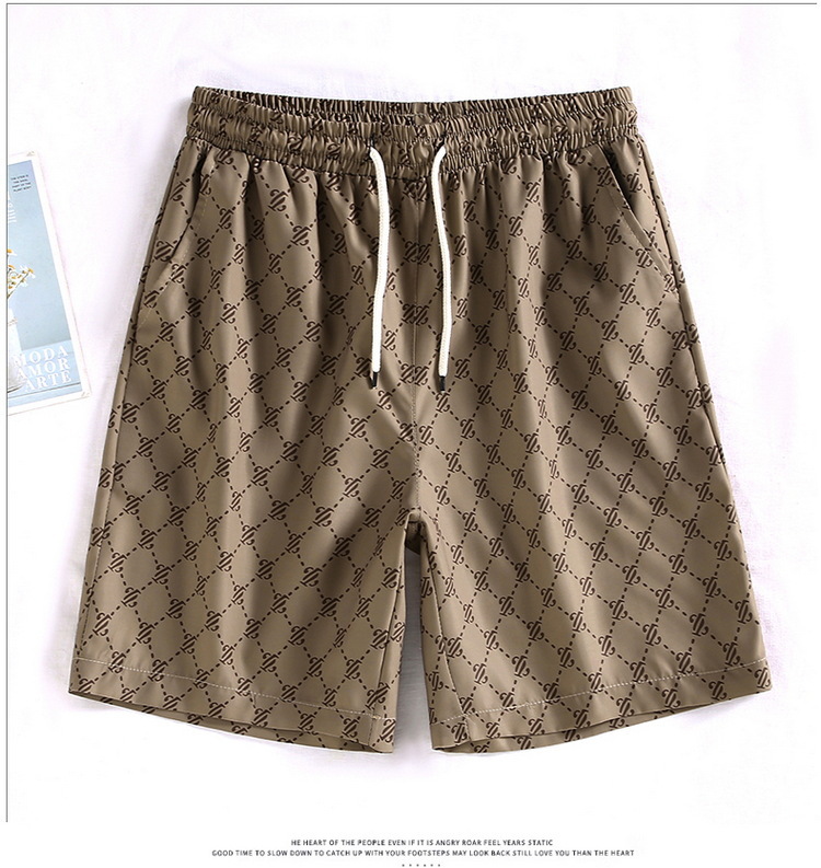 Ice Silk Beach Shorts For Men Summer Casual Running Sport Pants_voghion.com
