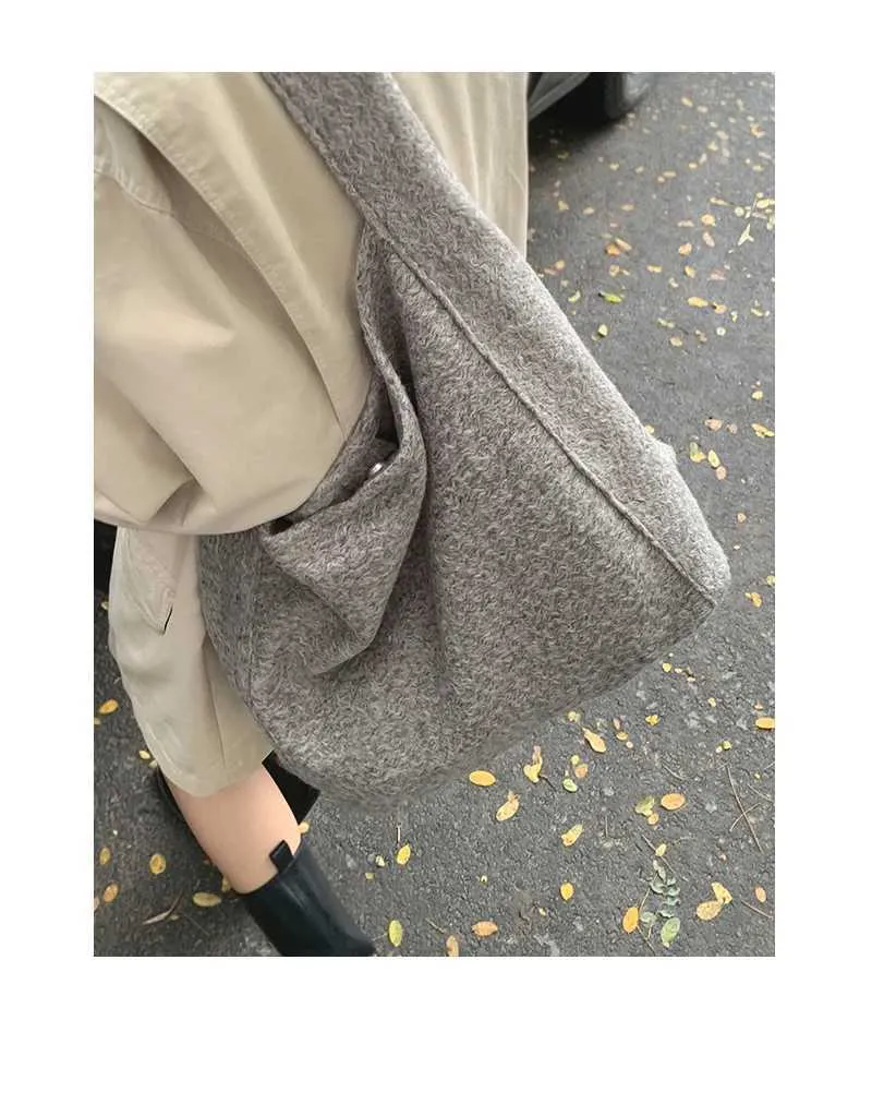 Dames schoudertas tweed retro luipaardprint herfst winter_voghion.com