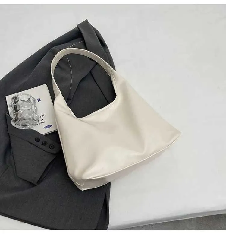Borsa rossa di grande capacità per le donne 2024 Nuova trama retrò Borsa a tracolla singola Moda Versatile Casual Donna_voghion.com
