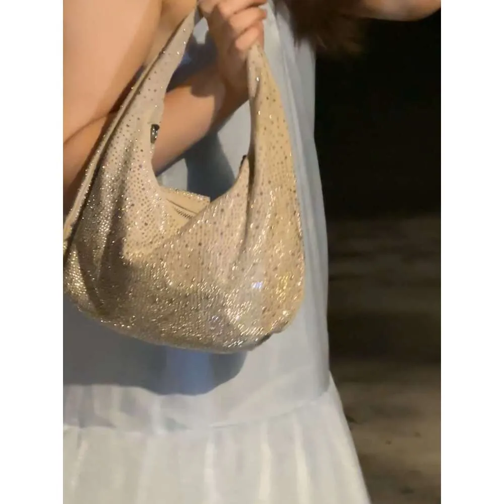 Same Style As Blogger Women's Party Dia Denim 2024 New Fashion Design Chain Crossbody Bag Single Shoulder Pouch Blue_voghion.com