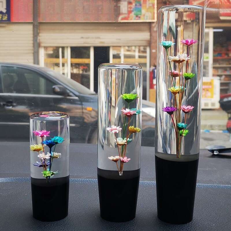 JDM Water Flower Row Automatic Creative Manual Crystal Personalized Modification Universal Wave Stick Head Gear_voghion.com