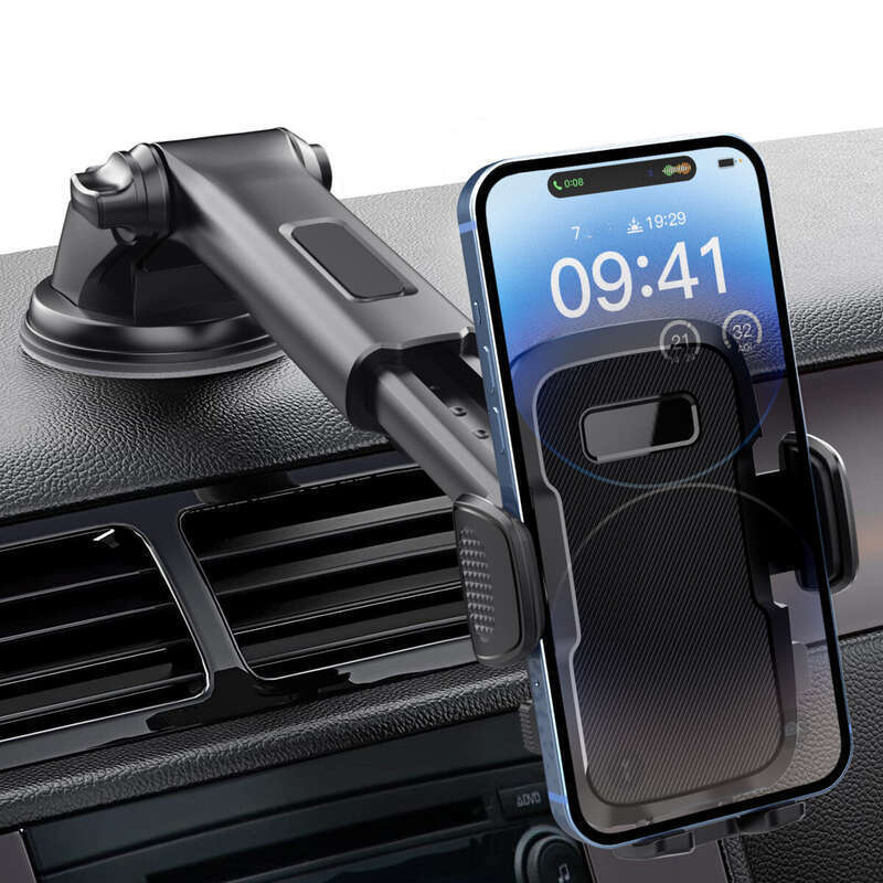 Suport nou tip ventuză, consolă centrală auto, panou de bord, tijă telescopică, suport universal pentru telefon cu navigație_voghion.com