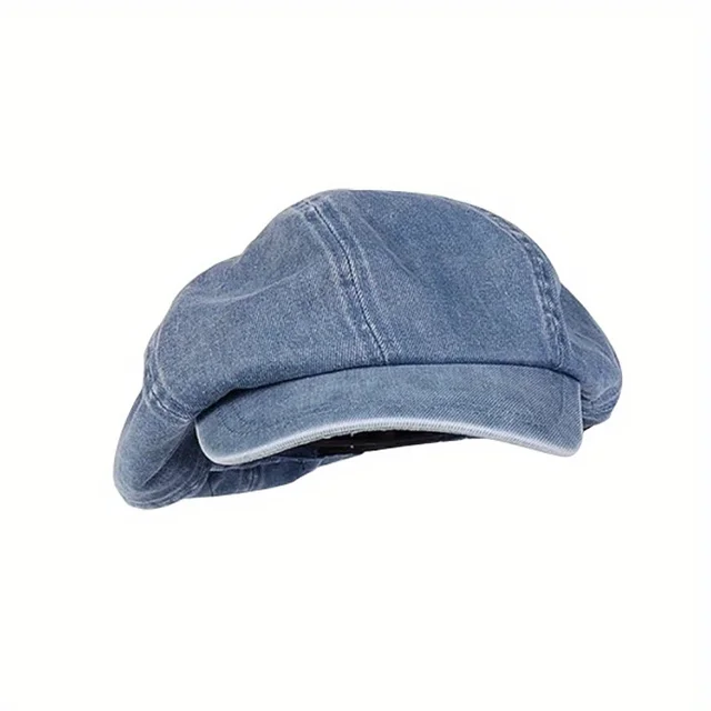 Nei Artikelen Denim Paperboy Kappe Einfarweg Verstellbar Atmungsaktiv Sonneschutz Basketkäppchen Fir Männer Fraen Summer Outdoor Reesen_voghion.com