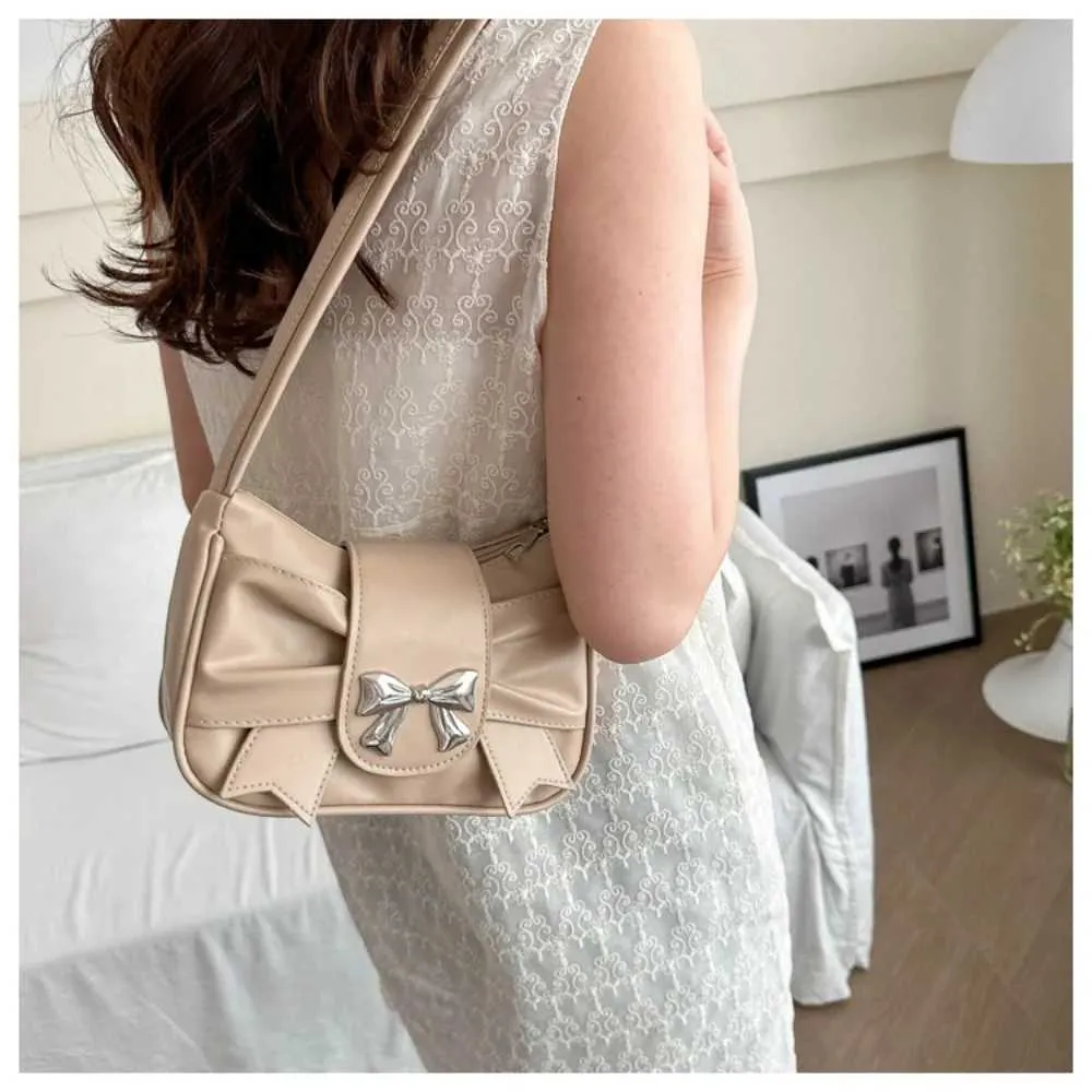 Sac à bandoulière plissé avec nœud coréen pour femme, nouveau sac à main printemps-été 2024, Handba241024_voghion.com