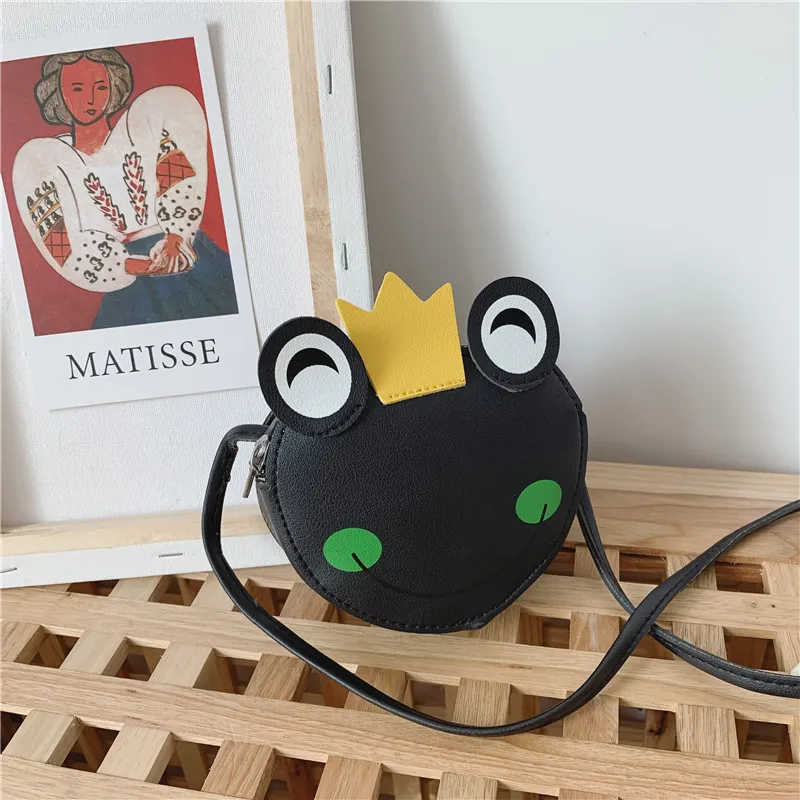 Fashion Kids Handbags Newest Korean Girls Mini Princess Purses Cute Frog Shoulder Messenger Bag Children Coins Bags_voghion.com