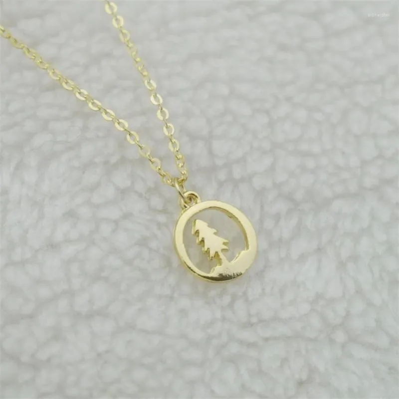 Kedjor Förgyllda Liten Liten Tallhalsband För Damer Modesmycken Julklappar_voghion.com