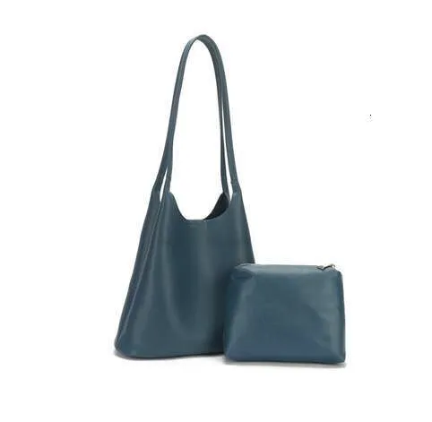 Sac fourre-tout en cuir de grande capacité pour femme, sac à bouton magnétique simple en cuir de vache_voghion.com