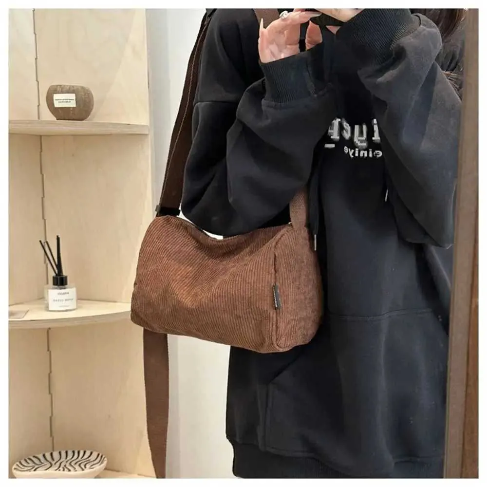 Genți de mână pentru femei, genți de umăr din catifea reiată, culoare solidă, tip messenger, tip crossbody, genți de mână pentru machiaj și ruj, C241216_voghion.com