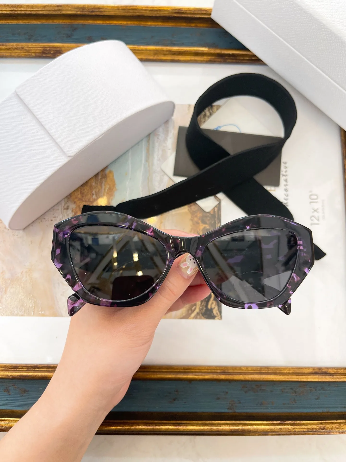 Occhiali da sole per uomo e donna stile estivo anti-ultravioletto 07Y-F retrò occhiali da vista quadrati con montatura completa alla moda casuali_voghion.com