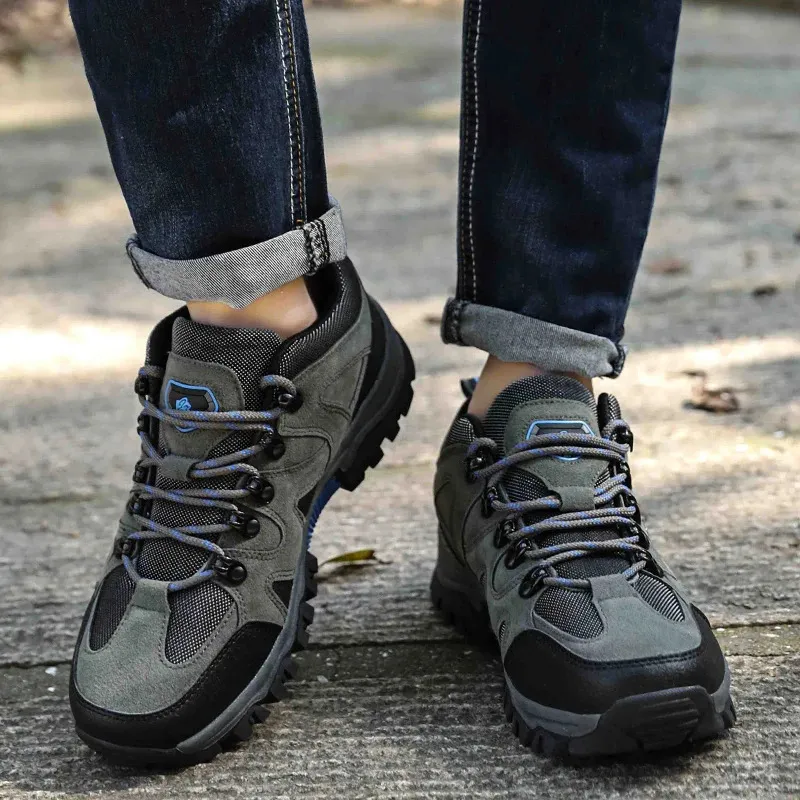 Herren Wanderschuhe Rutschfest Warm Outdoor Trekkingschuhe_voghion.com