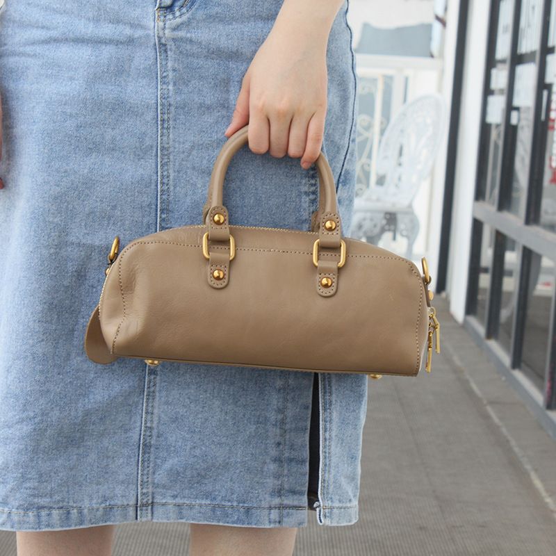 Handtasche Damen Casual Trend Damentasche Umhängetasche Foreign Style Boston Bag_voghion.com
