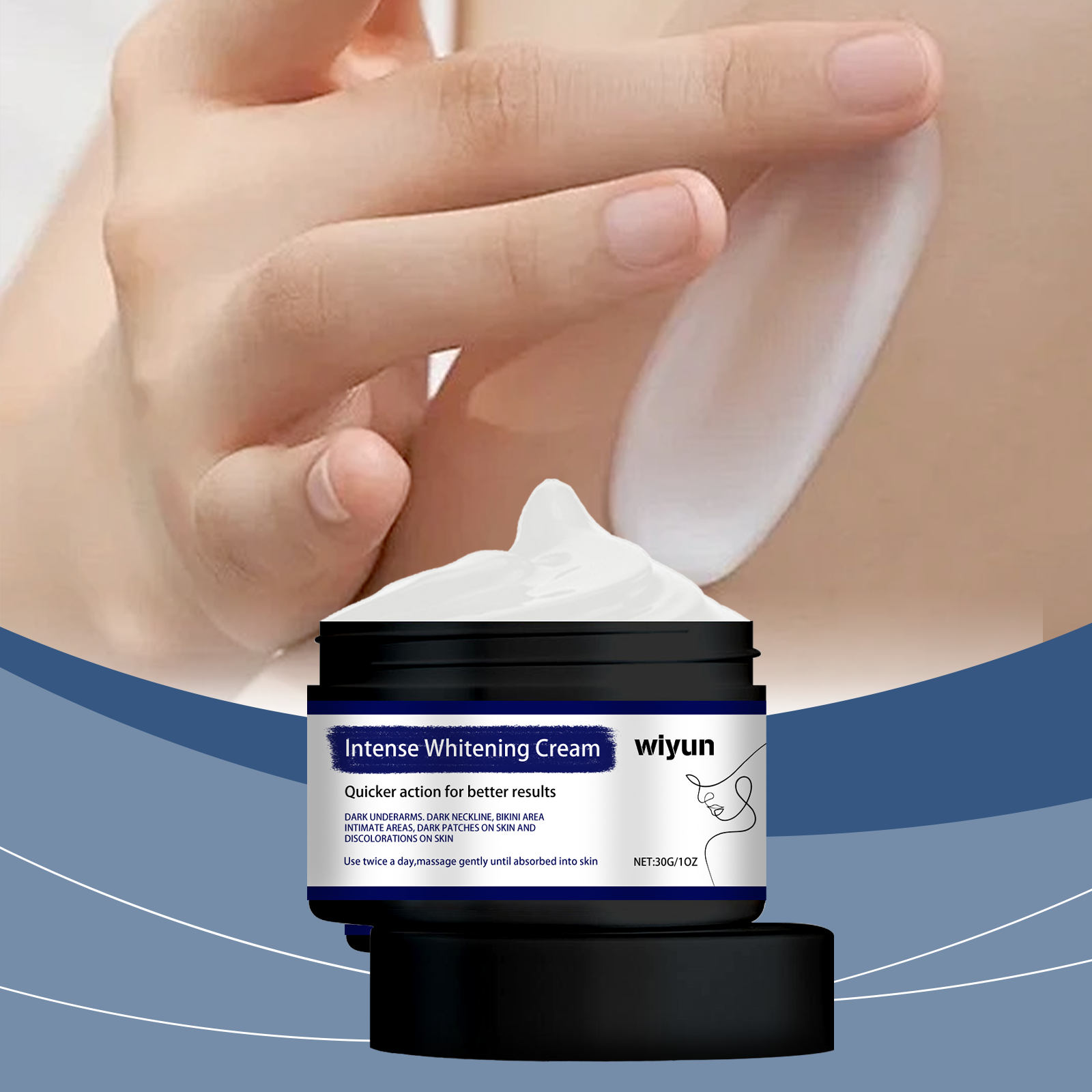 Körperaufhellende Creme Für Strahlende Haut Pflegende Lotion_voghion.com