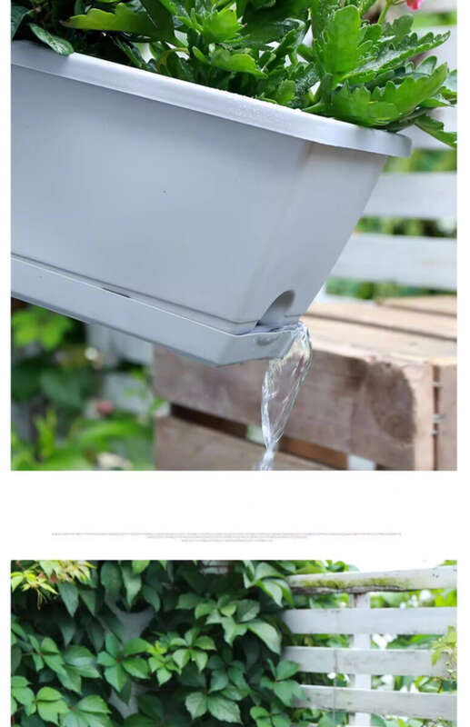 Ghiveci de flori dreptunghiular cu bandă de plastic pentru legume olandeze, ghiveci de plantat_voghion.com