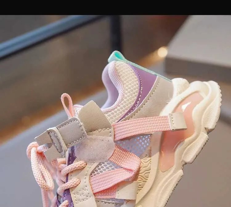 Atletische Outdoor Kinderen Mesh Ademend TPR Casual Sneakers Sport Peuter Jongens Meisjes Hardloopschoenen Kinderen Tennis 36_voghion.com