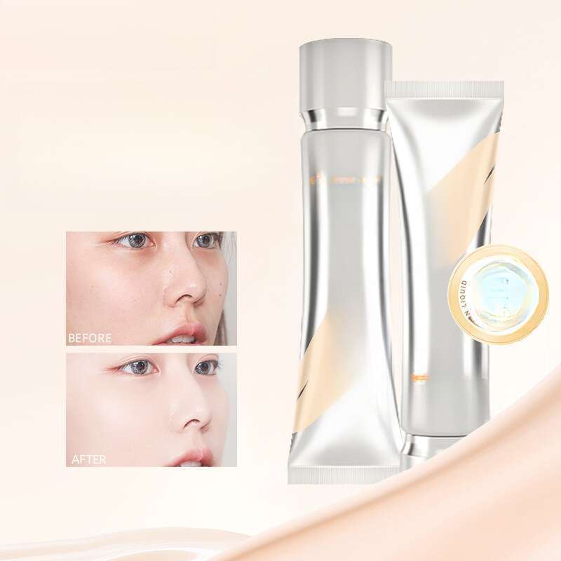 Corrector líquido transparente, hidratante, aislante, desmaquillante de larga duración, blanqueador, base de maquillaje._voghion.com