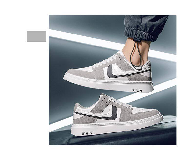 Scarpe da ginnastica in tela da uomo stile college_voghion.com