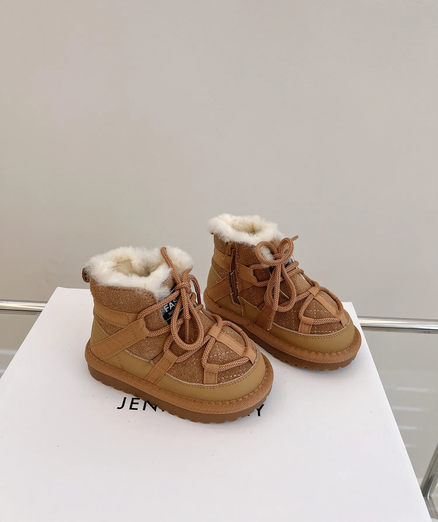 Vinterbarn Snø Varme Plysj Småbarn Guttesko Littlesprouts Sklisikre Mote Baby Jentestøvler 1-6 År Størrelser_voghion.com