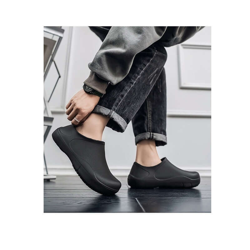 Chaussures de chef imperméables et antidérapantes avec semelles en caoutchouc pour hommes et femmes_voghion.com