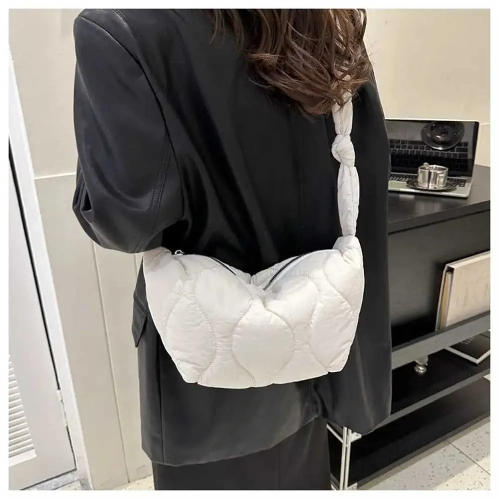 Gesteppte Umhängetasche Für Damen Große Puffy Schultertasche_voghion.com