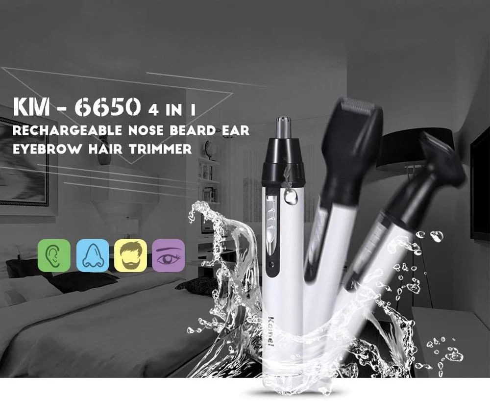 Origina 4-in-1 Kit - Ear/Nose/Beard|Rechargeable Grooming_voghion.com