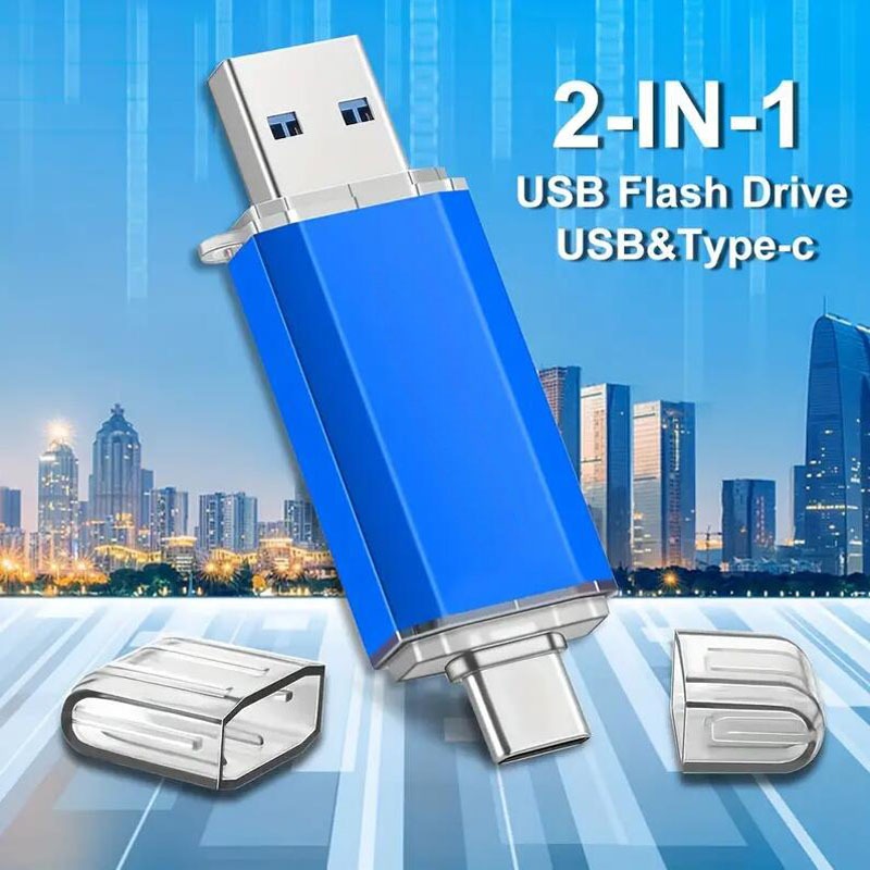 USB-Flash-Laufwerk Typ C OTG 2 IN 1 USB 2.0 Micro USB-Stick 512GB 256GB 128GB 64GB 32GBPendrive-Flash-Laufwerk